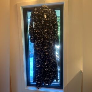 Banana Republic Blue and White Shirt Dress